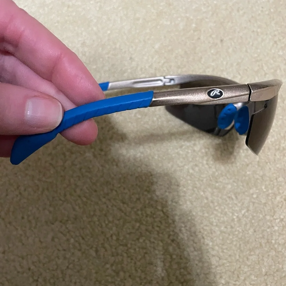 Rawlings Black and Blue Sports baseball Sunglasses